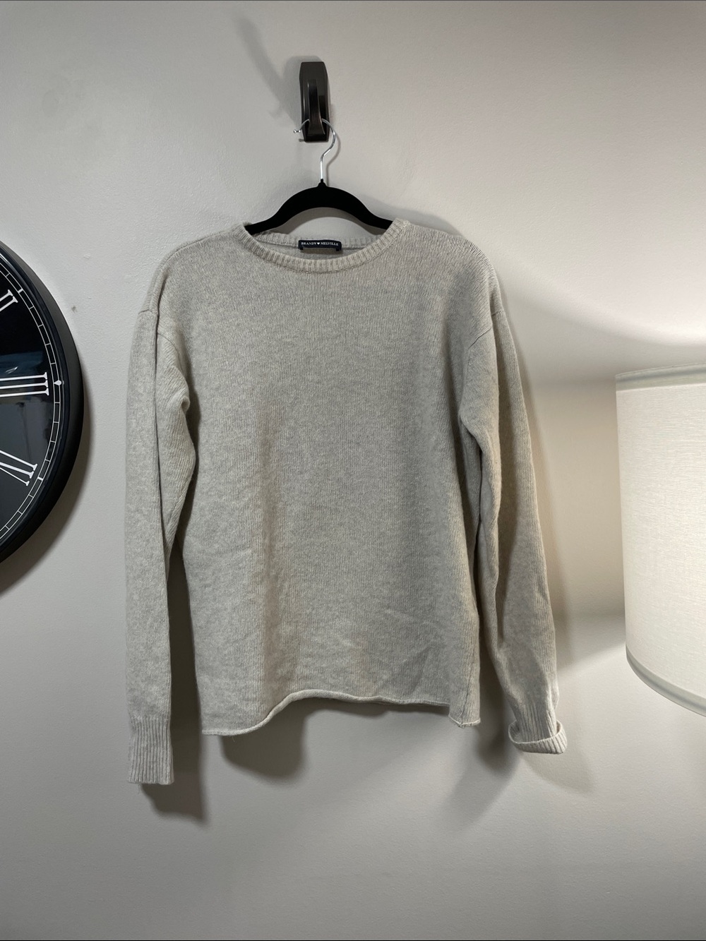 Brandy Melville Made in Italy wool blend Crewneck Sweater One Size! Pls see note